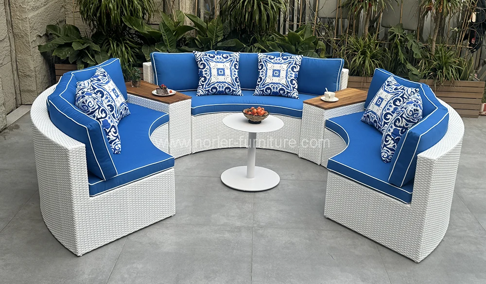 Customized outdoor Furniture PE Rattan sofa